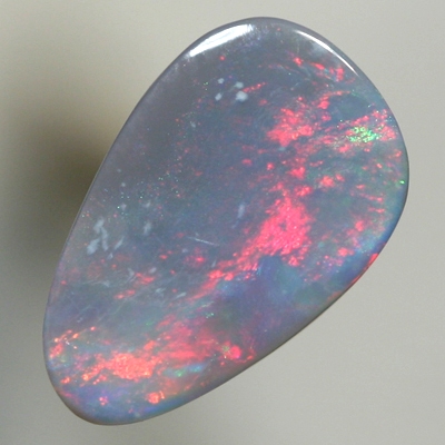 SOLID SEMI BLACK OPAL Cherry red and fire red